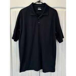 Men's Nike Golf Black Dri-Fit Polo Shirt Size L